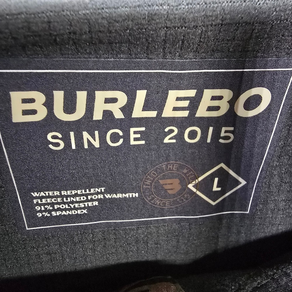 Burlebo Duke Tech Hoodie Mens Large Brown Camo Hunting Fleece DWR Mid Layer - Picture 4 of 7